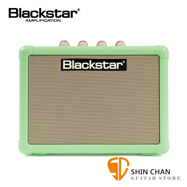 Blackstar Fly3 黑星 衝浪綠 SURF GREEN 單顆吉他音箱（可當電腦喇叭/電池可攜帶）內建破音與Delay效果器 台灣公司貨