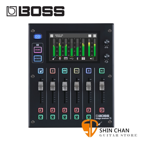 Boss Gigcaster 5 多功能5軌混音器 原廠公司貨 兩年保固【GCS-5】 