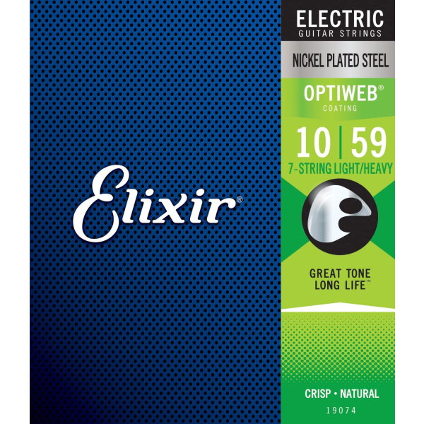 Elixir Optiweb 七弦電吉他弦 弦徑10-59 型號19074 7弦電吉他弦【Elixir進口弦專賣店/電吉他弦】