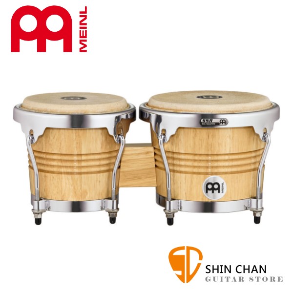 德國品牌 Meinl WB200NT-CH 暹羅橡木 6.75吋 + 8吋 邦哥鼓/手鼓 Chrome Plated Hardware Bongos