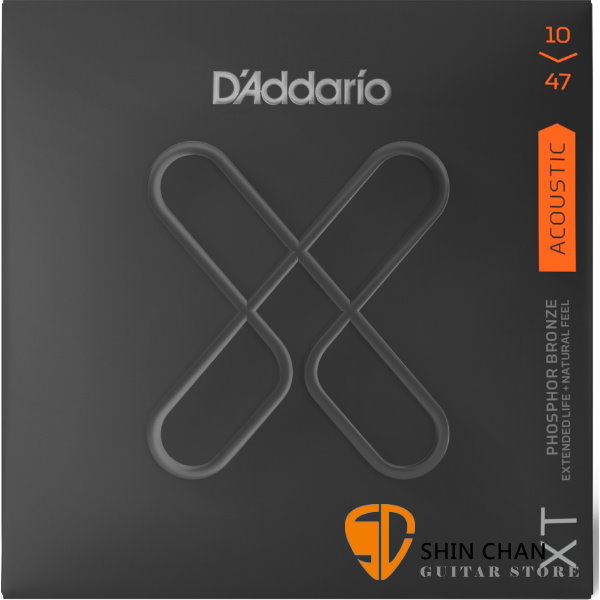 美國 D'Addario XTAPB1047 (10-47) 民謠吉他弦 【XTAPB-1047/木吉他弦專賣店/DAddario】