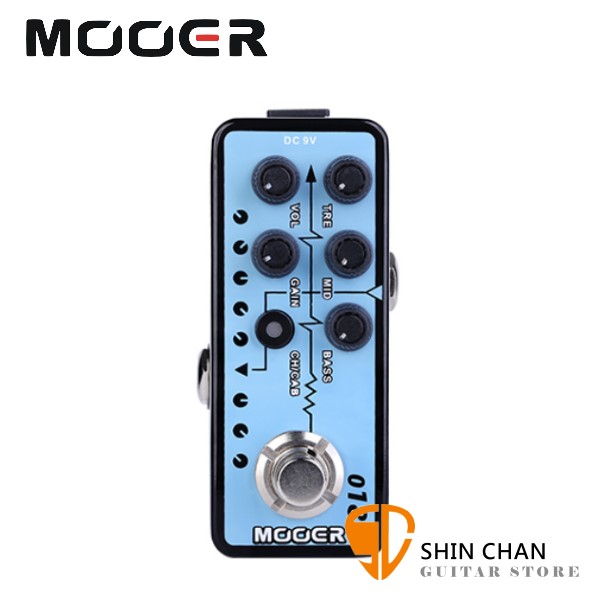 Mooer 018 Custom 100 迷你音箱前級模擬效果器【Micro Preamp】【Custom-100】
