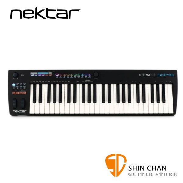 Nektar Impact GXP49 主控鍵盤/MIDI鍵盤 49鍵/49key 原廠公司貨/一年保固【GXP-49】