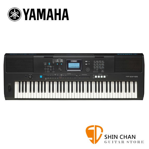 Yamaha 山葉 PSR-EW425 76鍵電子琴 附中文面板、中文說明書、變壓器、譜板 公司貨保固一年