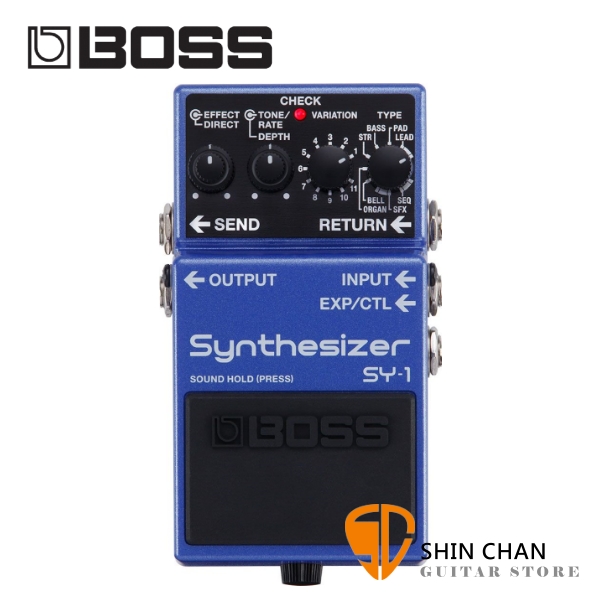 Boss SY-1 吉他/貝斯 合成器效果器 Synthesizer【SY1/單顆效果器/五年保固】