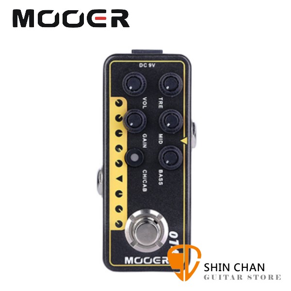 Mooer 014 Taxidea Taxus 迷你音箱前級模擬效果器【Micro Preamp】【Taxidea-Taxus】