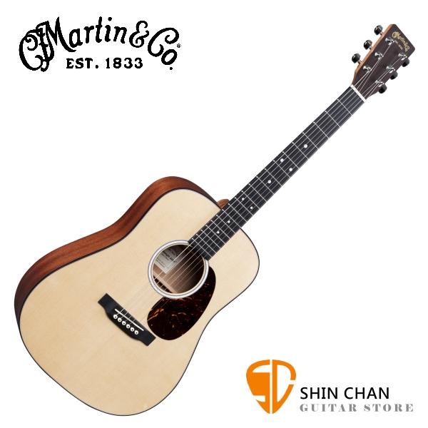 Martin DJR10E-02 面板:雲杉木 38吋可插電全單板小吉他 Dreadnought Junior 全單板