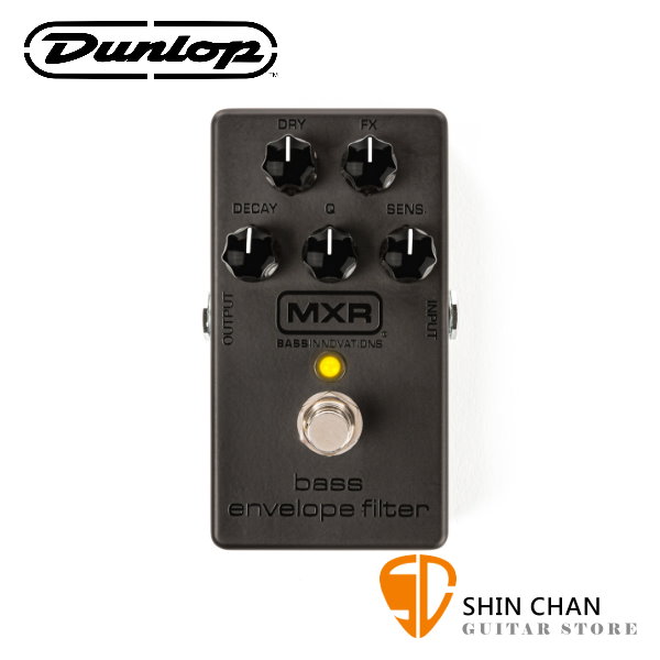 Dunlop M82B 貝斯濾波效果器【M-82B/BLACKOUT SERIES/MXR BASS ENVELOPE FILTER】