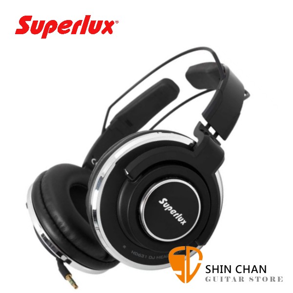 Superlux HD631 DJ監聽專用 封閉式耳機 40歐姆 附收納袋、轉接頭、3米線材/台灣保固公司貨