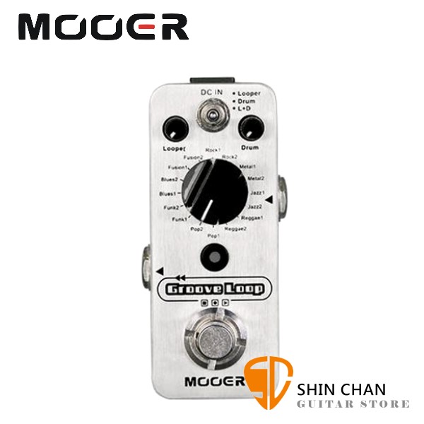 Mooer GL 鼓機/循環樂句 效果器【Groove Loop】