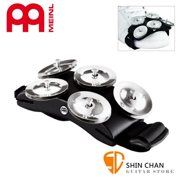 德國品牌 Meinl CFT5-BK 腳搖鈴 Cajon Foot Tambourine 原廠公司貨【型號:CFT5BK】