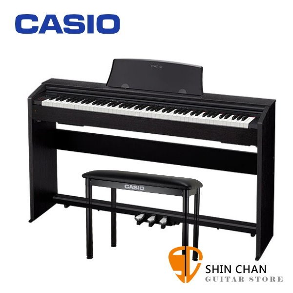 Casio PX-770 滑蓋式 電鋼琴 卡西歐88鍵 黑色 PX770 另贈多樣好禮