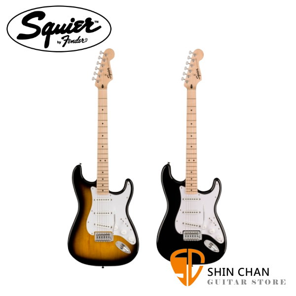 Fender Squier Sonic Stratocaster 單單單小搖電吉他【楓木指板】