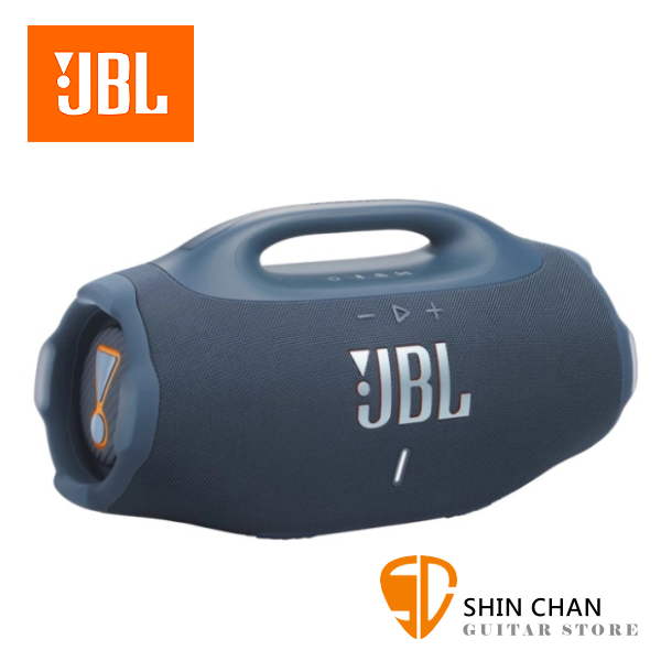JBL BOOMBOX 4 可攜式防水藍牙喇叭音響 / 藍色 / 台灣公司貨