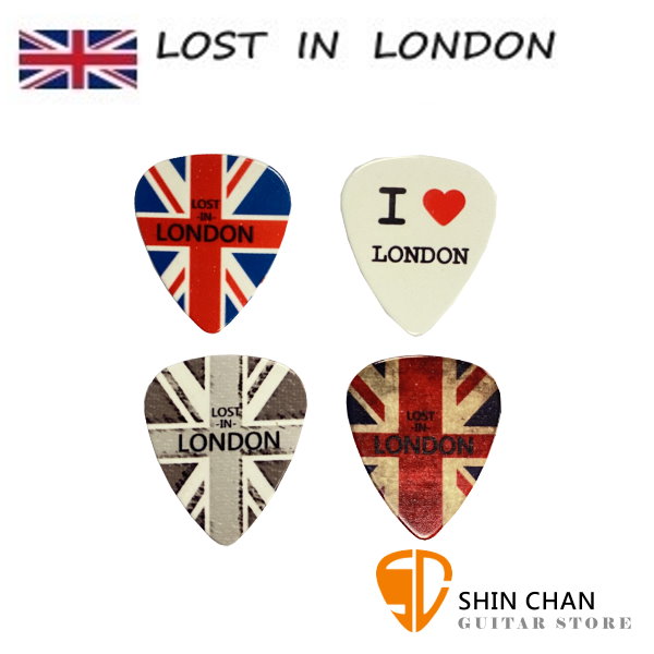 Comet 英國倫敦Lost in London 獨家限量設計Pick 4片一組