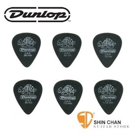 Dunlop 4880 彈片Pick【Tortex Pitch Black】（6片組）