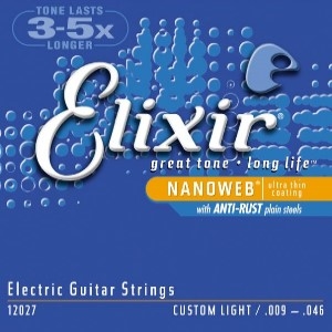 Elixir頂級電吉他弦-Nanoweb（12027）(09-46)【進口弦專賣店/電吉他弦】
