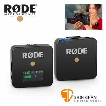 Rode Wireless Go 微型無線麥克風（世界最小）無線麥克風收音系統 / 領夾式麥克風/ 攝影機單眼相機 無線麥克風傳輸組/2.4GHz傳輸/3秒配對/台灣公司貨