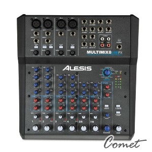 ALESIS MultiMix8 USB FX 八軌輸出混音器，內附CUBASE LE5錄音軟體【Alesis混音器專賣店/USB介面】