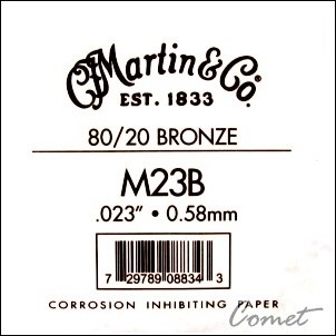 Martin 木吉他弦 第3弦單弦一條（M23B）【吉他弦專賣店/進口弦/M-23B】
