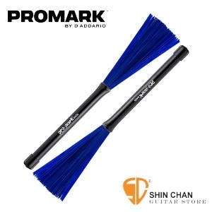 鼓刷 &#9658; PROMARK B400 鼓刷 前端伸縮 藍色輕量強化型尼龍刷毛【PRO MARK】