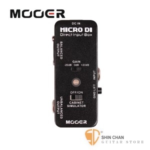 吉他效果器 ► Mooer MICRO DI 平衡訊號轉換器【Direct Input Box】【DI】