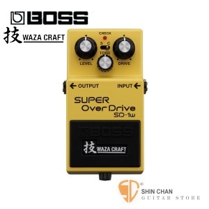 吉他效果器 ► BOSS SD-1W 失真破音吉他效果器【BOSS 效果器/Super Over Drive/五年保固】