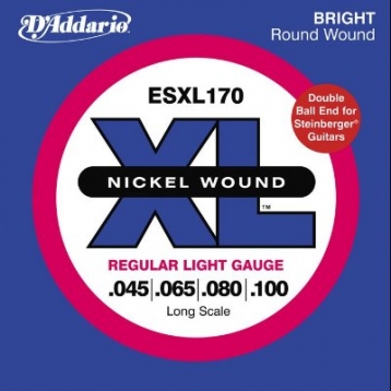 美國D'Addario ESXL170 無琴頭專用貝斯弦（45~100）【DAddario/進口貝斯弦/ESXL-170】