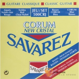 古典吉他弦&#9658;SAVAREZ 500CRJ（高張力+標準張力）古典吉他弦【法國製/500-CRJ/500 CRJ】