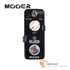 吉他效果器&#9658;Mooer Blade 重金屬破音效果器【Metal Distortion Pedal】【Micro系列BL】