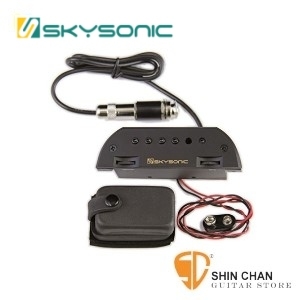 拾音器 &#9658; SKYSONIC 日本設計雙系統拾音器 T-903 民謠吉他 專業款拾音器+隱藏式麥克風雙收音/可收打板【T903】