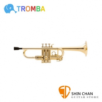 Tromba 小號 小喇叭  次中音 降B調 超輕量特製塑料  贈吹嘴、通條、背帶、琴盒 TP11GOLD 