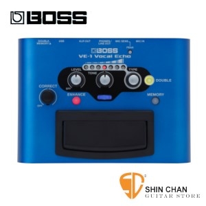 【預購大約等數個月】Boss VE-1 專業錄音室等級人聲效果器【Vocal Echo】
