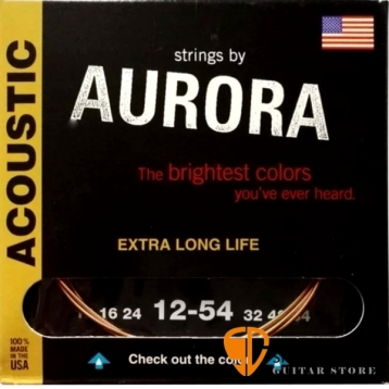AURORA A12-54 磷青銅民謠吉他弦 60年工藝 美國製 (12-54)【木吉他弦】