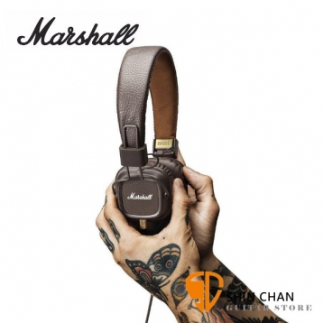 直購直殺↘ 英國 Marshall Major II （棕色/咖啡）有線耳機/內建麥克風/公司貨 耳罩式耳機