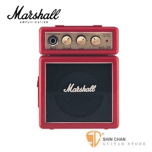電吉他音箱&#9658;Marshall MS-2R 迷你電吉他音箱【MS2R/攜帶式音箱】
