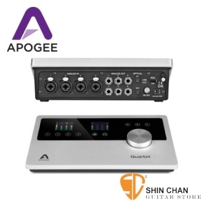 Apogee Quartet 頂級錄音界面/錄音卡/DA Quartet for iPad&Mac 行動錄音室(公司貨）