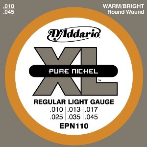 D'Addario EPN110純鎳電吉他弦(10-45)【進口弦專賣店/電吉他弦/EPN-110/DAddario】