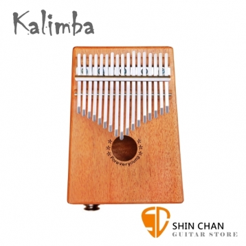 Kalimba KA-17E 可插電卡林巴琴 桃花心木/拇指琴/手指鋼琴/手指琴 17音 附收納束口袋、調音鎚、音階表