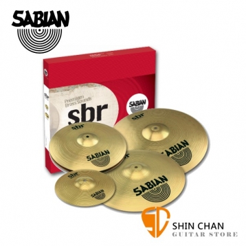 SABIAN SBR 5片套裝銅鈸 Promotional Set 贈10"SPLASH【10” SPLASH,14” HATS, 16” CRASH, 20” RIDE】