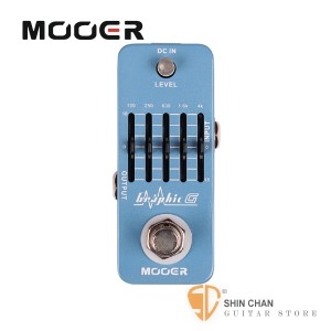 吉他效果器 ► Mooer Graphic G 吉他專用5段等化器EQ【Guitar Equalizer Pedal】【GG】