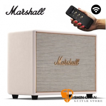 Marshall Woburn Wifi 音響 Multi-Room 無線喇叭 Wi-Fi / 藍芽喇叭 經典音箱 造型 / 台灣公司貨 奶油白 WOBURN WIFI