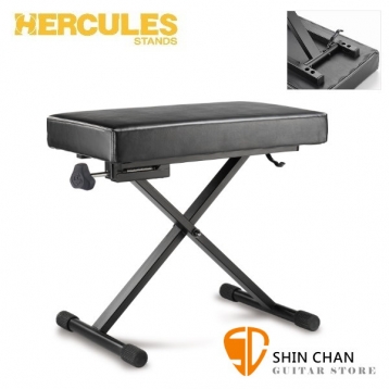 海克力斯 Hercules KB200B 鋼琴椅 / 鍵盤椅 加厚琴椅 高度調整 Hercules Stand 台灣公司貨