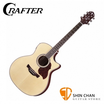 Crafter GAE-7 可插電單板民謠吉他 韓國廠 附原廠厚琴袋、Pick×2、移調夾、背帶、導線【GAE7】