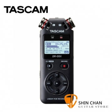 Tascam DR-05x 新版 攜帶型數位錄音機 dr05x 錄音筆 / 可當USB麥克風/錄音卡用 公司貨