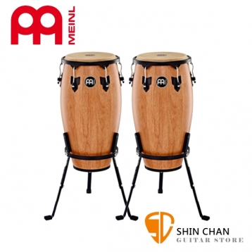 Meinl 暹羅橡木 康加鼓 一組二顆/附贈鼓架 Super Natural Conga 顏色:深色原木【型號:HC12SNT-M+HC11SNT-M/打擊樂器/手鼓】