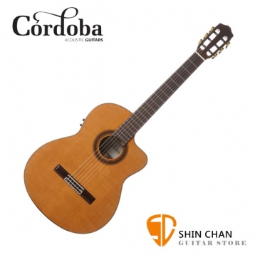 Cordoba 美國品牌 C7-CE 單板可插電古典吉他 C7CE 附琴袋 木踏板 擦琴布 導線
