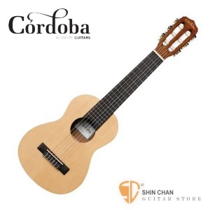 Cordoba 美國品牌 GP100 26吋雲杉木吉他麗麗 附琴袋，調音器，彈片，教材【GP-100/小吉他/古典吉他】