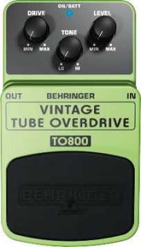 Behringer TO800 經典電子管音色超載效果器【Behringer效果器/TO-800】