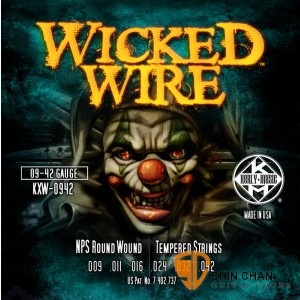 Kerly 冰火弦 KXW-0942 美製電吉他弦 Wicked Wire系列 (09-42)